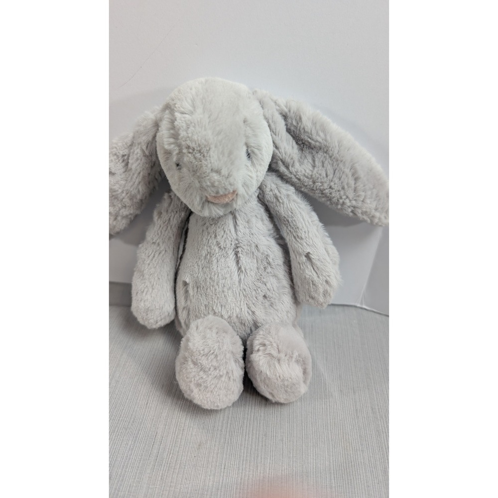 Jellycat Bashful Bunny 8" Small Silver Grey Plush Stuffed Animal Toy